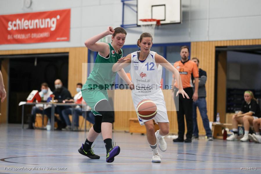 Lena Zwiers, Annika Gunreben, Hans-Wilhelm-Renkhoff Halle, Marktheidenfeld, 25.10.2020, RBL, sport, action, Deutschland, Basketball, Regionalliga Damen HR-Nord, Oktober 2020, Saison 2020/2021, SC Kemmern 1930, TV Marktheidenfeld - Bild-ID: 2284170