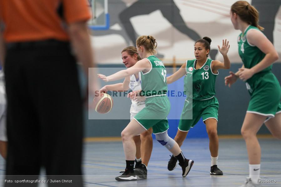 Lisa Vatter, Eva Kloos, Hans-Wilhelm-Renkhoff Halle, Marktheidenfeld, 25.10.2020, RBL, sport, action, Deutschland, Basketball, Regionalliga Damen HR-Nord, Oktober 2020, Saison 2020/2021, SC Kemmern 1930, TV Marktheidenfeld - Bild-ID: 2284176