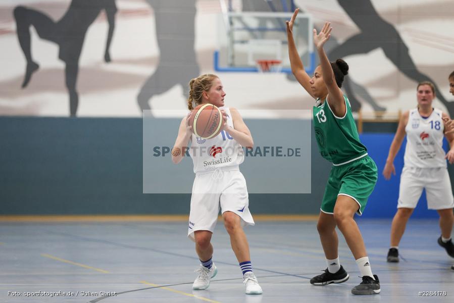 Katarina Hidalgo Gil, Aurelia Barthel, Hans-Wilhelm-Renkhoff Halle, Marktheidenfeld, 25.10.2020, RBL, sport, action, Deutschland, Basketball, Regionalliga Damen HR-Nord, Oktober 2020, Saison 2020/2021, SC Kemmern 1930, TV Marktheidenfeld - Bild-ID: 2284178