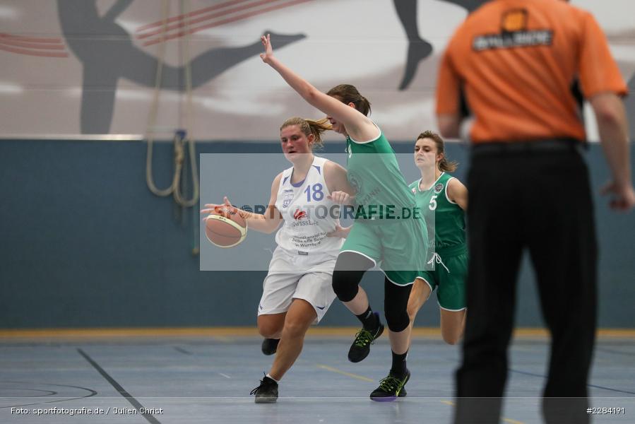 Annika Gunreben, Eva Kloos, Hans-Wilhelm-Renkhoff Halle, Marktheidenfeld, 25.10.2020, RBL, sport, action, Deutschland, Basketball, Regionalliga Damen HR-Nord, Oktober 2020, Saison 2020/2021, SC Kemmern 1930, TV Marktheidenfeld - Bild-ID: 2284191