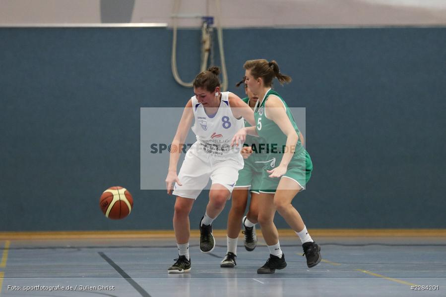 Teresa Hidalgo Gil, Hannah Scmid, Paulina Winter, Hans-Wilhelm-Renkhoff Halle, Marktheidenfeld, 25.10.2020, RBL, sport, action, Deutschland, Basketball, Regionalliga Damen HR-Nord, Oktober 2020, Saison 2020/2021, SC Kemmern 1930, TV Marktheidenfeld - Bild-ID: 2284201