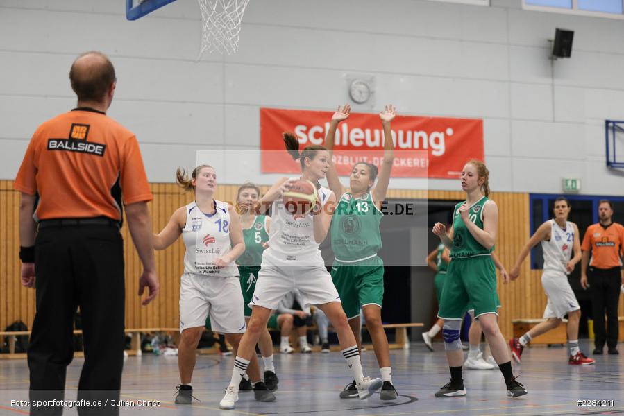 Katarina Hidalgo Gil, Lena Zwiers, Hans-Wilhelm-Renkhoff Halle, Marktheidenfeld, 25.10.2020, RBL, sport, action, Deutschland, Basketball, Regionalliga Damen HR-Nord, Oktober 2020, Saison 2020/2021, SC Kemmern 1930, TV Marktheidenfeld - Bild-ID: 2284211