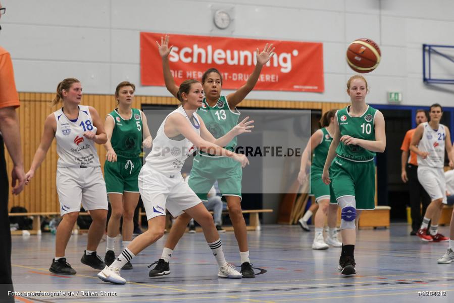 Katarina Hidalgo Gil, Lena Zwiers, Hans-Wilhelm-Renkhoff Halle, Marktheidenfeld, 25.10.2020, RBL, sport, action, Deutschland, Basketball, Regionalliga Damen HR-Nord, Oktober 2020, Saison 2020/2021, SC Kemmern 1930, TV Marktheidenfeld - Bild-ID: 2284212