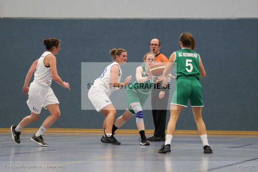 Hannah Schmid, Lisa Vatter, Eva Kloos, Hans-Wilhelm-Renkhoff Halle, Marktheidenfeld, 25.10.2020, RBL, sport, action, Deutschland, Basketball, Regionalliga Damen HR-Nord, Oktober 2020, Saison 2020/2021, SC Kemmern 1930, TV Marktheidenfeld - Bild-ID: 2284221