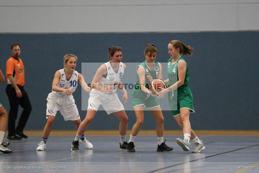 Aurelia Barthel, Paulina Winter, Mara Edelmann, Hannah Schmid, Hans-Wilhelm-Renkhoff Halle, Marktheidenfeld, 25.10.2020, RBL, sport, action, Deutschland, Basketball, Regionalliga Damen HR-Nord, Oktober 2020, Saison 2020/2021, SC Kemmern 1930, TV Marktheidenfeld - Bild-ID: 2284227