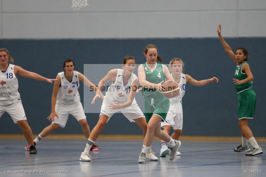 Mara Edelmann, Aurelia Barthel, Lena Zwiers, Hans-Wilhelm-Renkhoff Halle, Marktheidenfeld, 25.10.2020, RBL, sport, action, Deutschland, Basketball, Regionalliga Damen HR-Nord, Oktober 2020, Saison 2020/2021, SC Kemmern 1930, TV Marktheidenfeld - Bild-ID: 2284230