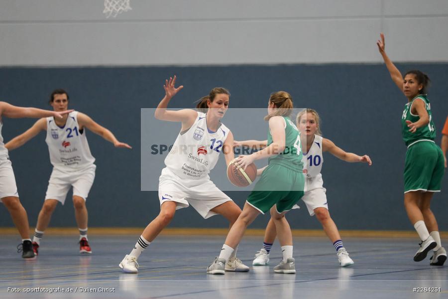 Mara Edelmann, Aurelia Barthel, Lena Zwiers, Hans-Wilhelm-Renkhoff Halle, Marktheidenfeld, 25.10.2020, RBL, sport, action, Deutschland, Basketball, Regionalliga Damen HR-Nord, Oktober 2020, Saison 2020/2021, SC Kemmern 1930, TV Marktheidenfeld - Bild-ID: 2284231