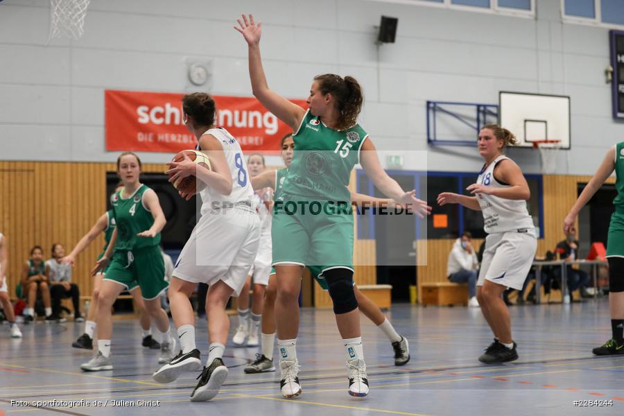 Paulina Winter, Bianca Müller, Hans-Wilhelm-Renkhoff Halle, Marktheidenfeld, 25.10.2020, RBL, sport, action, Deutschland, Basketball, Regionalliga Damen HR-Nord, Oktober 2020, Saison 2020/2021, SC Kemmern 1930, TV Marktheidenfeld - Bild-ID: 2284244