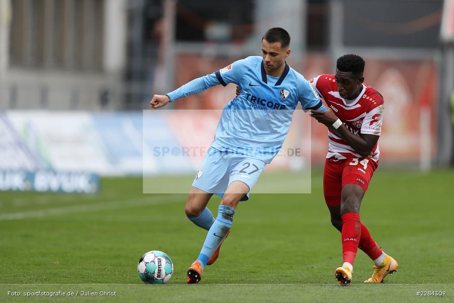 Frank Ronstadt, Milos Pantovic, FLYERALARM Arena, Würzburg, 01.11.2020, DFL, sport, action, Fussball, Deutschland, November 2020, Saison 2020/2021, Bundesliga, 2. Bundesliga, VfL Bochum, FC Würzburger Kickers - Bild-ID: 2284309 Frank Ronstadt, Milos Pantovic, FLYERALARM Arena, Würzburg, 01.11.2020, DFL, sport, action, Fussball, Deutschland, November 2020, Saison 2020/2021, Bundesliga, 2. Bundesliga, VfL Bochum, FC Würzburger Kickers - Bild-ID: 2284309