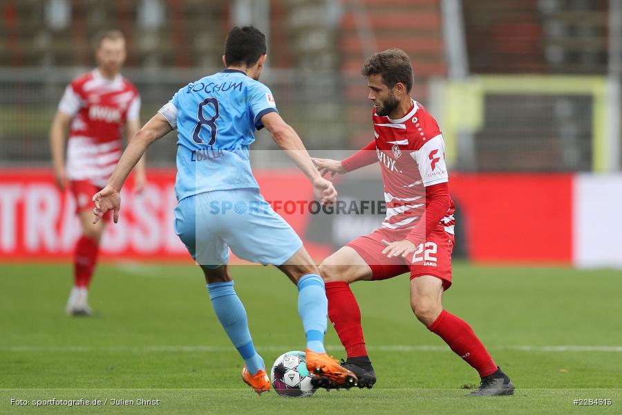 Anthony Losilla, Daniel Hägele, FLYERALARM Arena, Würzburg, 01.11.2020, DFL, sport, action, Fussball, Deutschland, November 2020, Saison 2020/2021, Bundesliga, 2. Bundesliga, VfL Bochum, FC Würzburger Kickers - Bild-ID: 2284313 Anthony Losilla, Daniel Hägele, FLYERALARM Arena, Würzburg, 01.11.2020, DFL, sport, action, Fussball, Deutschland, November 2020, Saison 2020/2021, Bundesliga, 2. Bundesliga, VfL Bochum, FC Würzburger Kickers - Bild-ID: 2284313