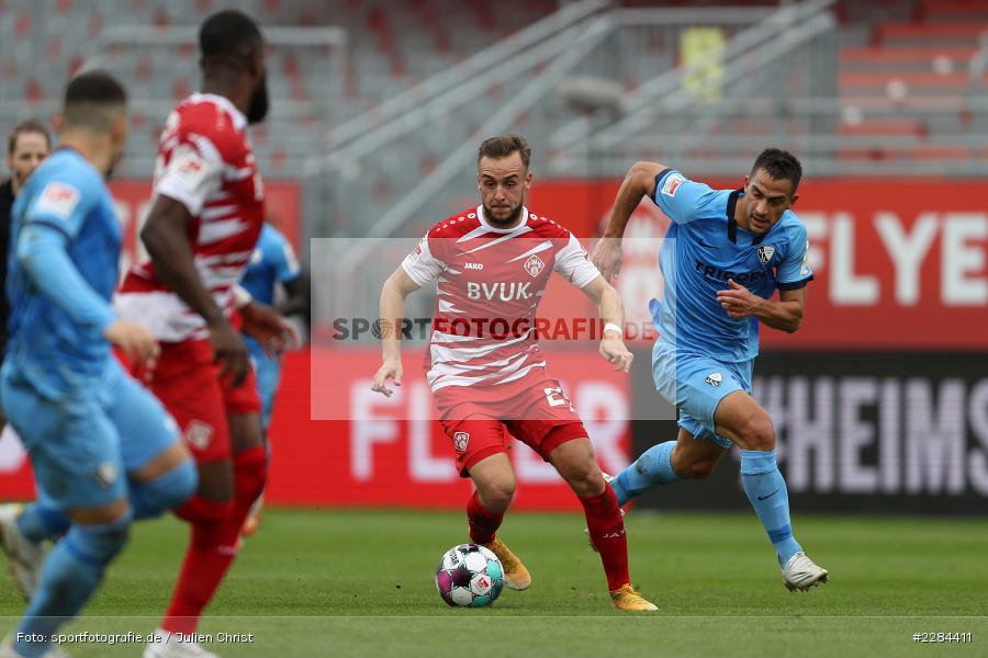 Vasilios Lampropoulos, David Kopacz, FLYERALARM Arena, Würzburg, 01.11.2020, DFL, sport, action, Fussball, Deutschland, November 2020, Saison 2020/2021, Bundesliga, 2. Bundesliga, VfL Bochum, FC Würzburger Kickers - Bild-ID: 2284411 Vasilios Lampropoulos, David Kopacz, FLYERALARM Arena, Würzburg, 01.11.2020, DFL, sport, action, Fussball, Deutschland, November 2020, Saison 2020/2021, Bundesliga, 2. Bundesliga, VfL Bochum, FC Würzburger Kickers - Bild-ID: 2284411