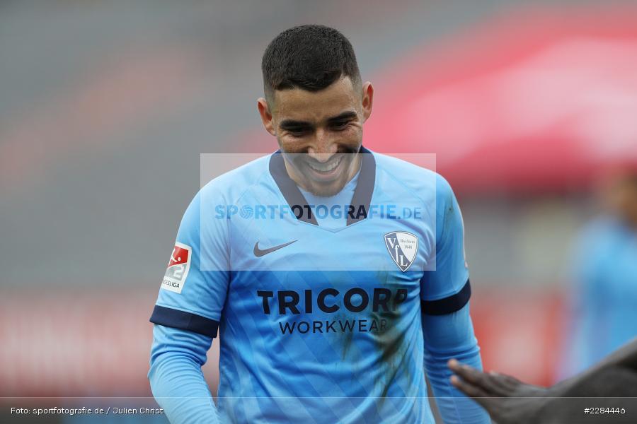 Emotionen, Jubel, Lächeln, Danilo Soares, FLYERALARM Arena, Würzburg, 01.11.2020, DFL, sport, action, Fussball, Deutschland, November 2020, Saison 2020/2021, Bundesliga, 2. Bundesliga, VfL Bochum, FC Würzburger Kickers - Bild-ID: 2284446