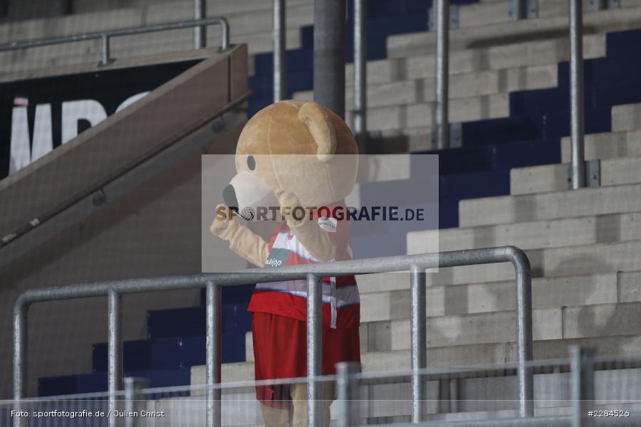 keine Zuschauer, Leere Ränge, Fanblock, Maskottchen Paule, Voith-Arena, Heidenheim, 06.11.2020, DFL, sport, action, Fussball, Deutschland, November 2020, Saison 2020/2021, Bundesliga, 2. Bundesliga, FC Würzburger Kickers, 1. FC Heidenheim - Bild-ID: 2284526 keine Zuschauer, Leere Ränge, Fanblock, Maskottchen Paule, Voith-Arena, Heidenheim, 06.11.2020, DFL, sport, action, Fussball, Deutschland, November 2020, Saison 2020/2021, Bundesliga, 2. Bundesliga, FC Würzburger Kickers, 1. FC Heidenheim - Bild-ID: 2284526