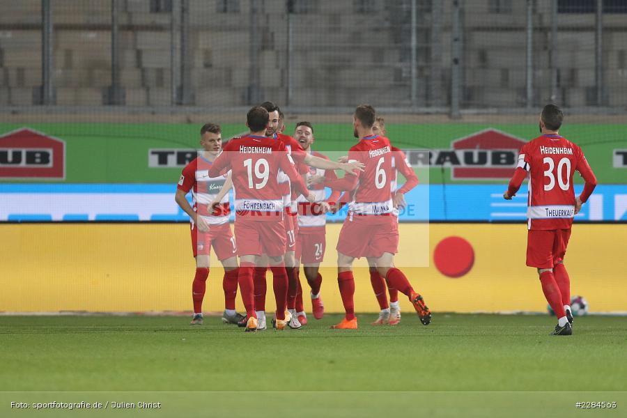 Denis Thomalla, Torjubel, Robert Leipertz, Voith-Arena, Heidenheim, 06.11.2020, DFL, sport, action, Fussball, Deutschland, November 2020, Saison 2020/2021, Bundesliga, 2. Bundesliga, FC Würzburger Kickers, 1. FC Heidenheim - Bild-ID: 2284563 Denis Thomalla, Torjubel, Robert Leipertz, Voith-Arena, Heidenheim, 06.11.2020, DFL, sport, action, Fussball, Deutschland, November 2020, Saison 2020/2021, Bundesliga, 2. Bundesliga, FC Würzburger Kickers, 1. FC Heidenheim - Bild-ID: 2284563