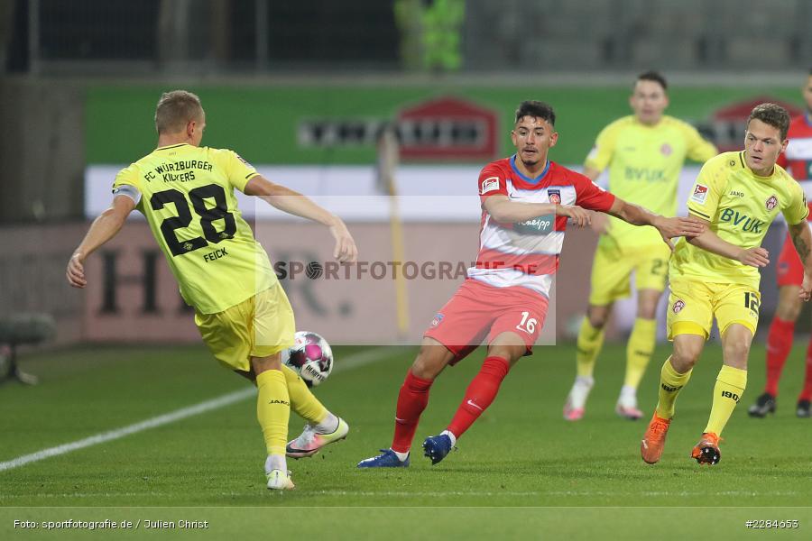 Kevin Sessa, Arne Feick, Voith-Arena, Heidenheim, 06.11.2020, DFL, sport, action, Fussball, Deutschland, November 2020, Saison 2020/2021, Bundesliga, 2. Bundesliga, FC Würzburger Kickers, 1. FC Heidenheim - Bild-ID: 2284653 Kevin Sessa, Arne Feick, Voith-Arena, Heidenheim, 06.11.2020, DFL, sport, action, Fussball, Deutschland, November 2020, Saison 2020/2021, Bundesliga, 2. Bundesliga, FC Würzburger Kickers, 1. FC Heidenheim - Bild-ID: 2284653