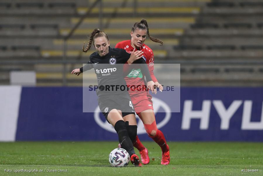 Sophia Kleinherne, Selina Cerci, Stadion am Brentanobad, Frankfurt, 13.11.2020, DFL, sport, action, Fussball, Deutschland, November 2020, Saison 2020/2021, Die Liga, FLYERALARM Frauen-Bundesliga, Frauen-Bundesliga, 1. Bundesliga Frauen, 1.FFC Turbine Potsdam, Eintracht Frankfurt Frauen - Bild-ID: 2284849 Sophia Kleinherne, Selina Cerci, Stadion am Brentanobad, Frankfurt, 13.11.2020, DFL, sport, action, Fussball, Deutschland, November 2020, Saison 2020/2021, Die Liga, FLYERALARM Frauen-Bundesliga, Frauen-Bundesliga, 1. Bundesliga Frauen, 1.FFC Turbine Potsdam, Eintracht Frankfurt Frauen - Bild-ID: 2284849