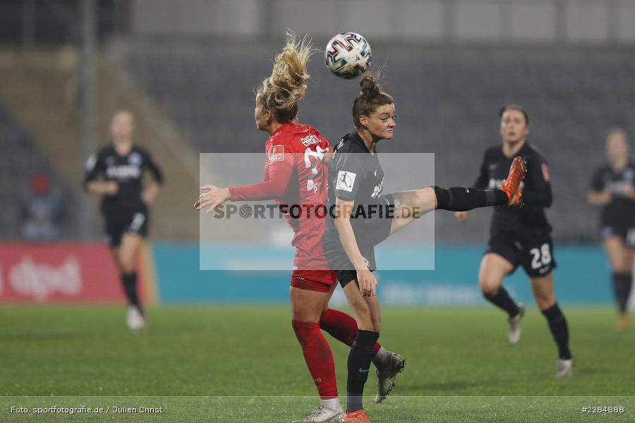 Verena Aschauer, Nina Ehegötz, Stadion am Brentanobad, Frankfurt, 13.11.2020, DFL, sport, action, Fussball, Deutschland, November 2020, Saison 2020/2021, Die Liga, FLYERALARM Frauen-Bundesliga, Frauen-Bundesliga, 1. Bundesliga Frauen, 1.FFC Turbine Potsdam, Eintracht Frankfurt Frauen - Bild-ID: 2284888 Verena Aschauer, Nina Ehegötz, Stadion am Brentanobad, Frankfurt, 13.11.2020, DFL, sport, action, Fussball, Deutschland, November 2020, Saison 2020/2021, Die Liga, FLYERALARM Frauen-Bundesliga, Frauen-Bundesliga, 1. Bundesliga Frauen, 1.FFC Turbine Potsdam, Eintracht Frankfurt Frauen - Bild-ID: 2284888
