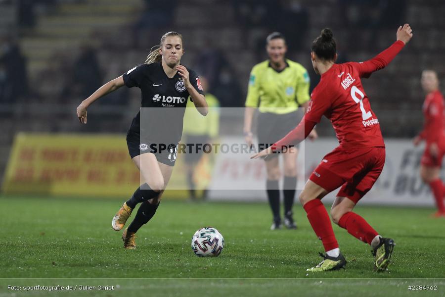 Sara Agrež, Laura Freigang, Stadion am Brentanobad, Frankfurt, 13.11.2020, DFL, sport, action, Fussball, Deutschland, November 2020, Saison 2020/2021, Die Liga, FLYERALARM Frauen-Bundesliga, Frauen-Bundesliga, 1. Bundesliga Frauen, 1.FFC Turbine Potsdam, Eintracht Frankfurt Frauen - Bild-ID: 2284962 Sara Agrež, Laura Freigang, Stadion am Brentanobad, Frankfurt, 13.11.2020, DFL, sport, action, Fussball, Deutschland, November 2020, Saison 2020/2021, Die Liga, FLYERALARM Frauen-Bundesliga, Frauen-Bundesliga, 1. Bundesliga Frauen, 1.FFC Turbine Potsdam, Eintracht Frankfurt Frauen - Bild-ID: 2284962