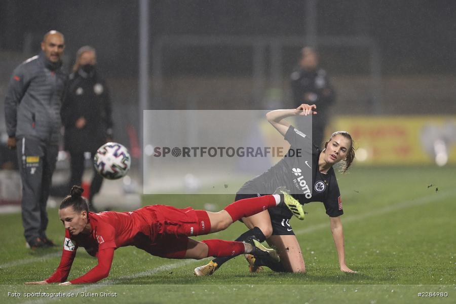 Laura Freigang, Sara Agrež, Stadion am Brentanobad, Frankfurt, 13.11.2020, DFL, sport, action, Fussball, Deutschland, November 2020, Saison 2020/2021, Die Liga, FLYERALARM Frauen-Bundesliga, Frauen-Bundesliga, 1. Bundesliga Frauen, 1.FFC Turbine Potsdam, Eintracht Frankfurt Frauen - Bild-ID: 2284980 Laura Freigang, Sara Agrež, Stadion am Brentanobad, Frankfurt, 13.11.2020, DFL, sport, action, Fussball, Deutschland, November 2020, Saison 2020/2021, Die Liga, FLYERALARM Frauen-Bundesliga, Frauen-Bundesliga, 1. Bundesliga Frauen, 1.FFC Turbine Potsdam, Eintracht Frankfurt Frauen - Bild-ID: 2284980