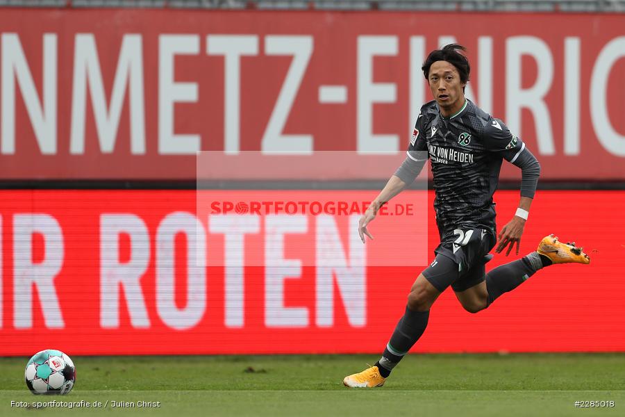 Sei Muroya, FLYERALARM Arena, Würzburg, 22.11.2020, DFL, sport, action, Fussball, Deutschland, November 2020, Saison 2020/2021, 2. Bundesliga, Hannover 96, FC Würzburger Kickers - Bild-ID: 2285018 Sei Muroya, FLYERALARM Arena, Würzburg, 22.11.2020, DFL, sport, action, Fussball, Deutschland, November 2020, Saison 2020/2021, 2. Bundesliga, Hannover 96, FC Würzburger Kickers - Bild-ID: 2285018