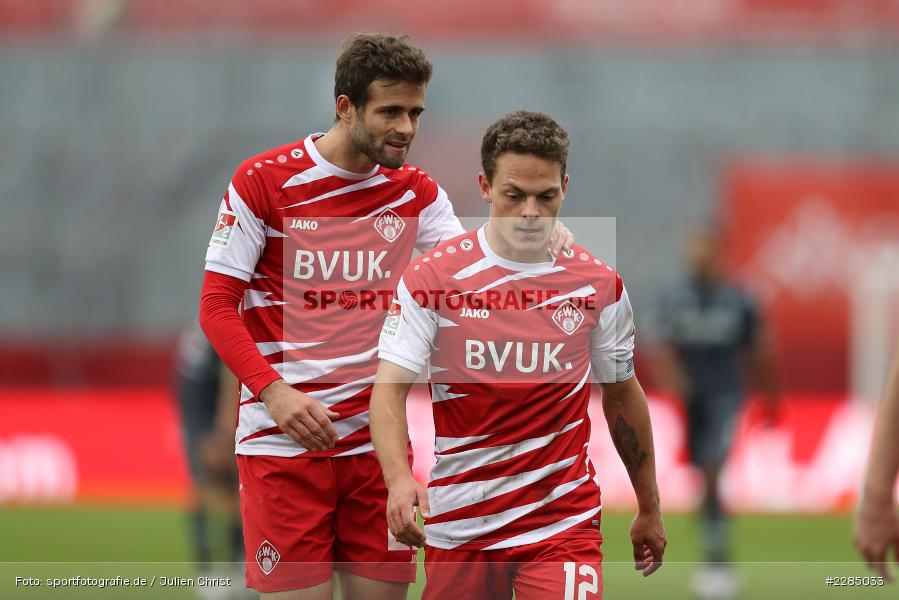 Daniel Hägele, Patrick Sontheimer, FLYERALARM Arena, Würzburg, 22.11.2020, DFL, sport, action, Fussball, Deutschland, November 2020, Saison 2020/2021, 2. Bundesliga, Hannover 96, FC Würzburger Kickers - Bild-ID: 2285033 Daniel Hägele, Patrick Sontheimer, FLYERALARM Arena, Würzburg, 22.11.2020, DFL, sport, action, Fussball, Deutschland, November 2020, Saison 2020/2021, 2. Bundesliga, Hannover 96, FC Würzburger Kickers - Bild-ID: 2285033