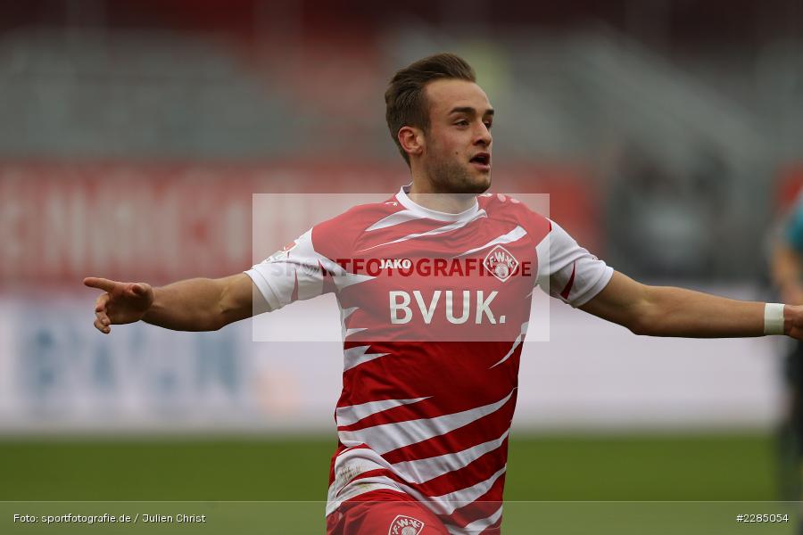 Torjubel, David Kopacz, FLYERALARM Arena, Würzburg, 22.11.2020, DFL, sport, action, Fussball, Deutschland, November 2020, Saison 2020/2021, 2. Bundesliga, Hannover 96, FC Würzburger Kickers - Bild-ID: 2285054 Torjubel, David Kopacz, FLYERALARM Arena, Würzburg, 22.11.2020, DFL, sport, action, Fussball, Deutschland, November 2020, Saison 2020/2021, 2. Bundesliga, Hannover 96, FC Würzburger Kickers - Bild-ID: 2285054