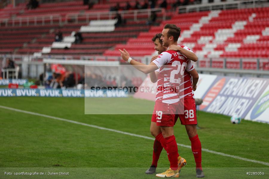 Torjubel, Robert Herrmann, David Kopacz, FLYERALARM Arena, Würzburg, 22.11.2020, DFL, sport, action, Fussball, Deutschland, November 2020, Saison 2020/2021, 2. Bundesliga, Hannover 96, FC Würzburger Kickers - Bild-ID: 2285056 Torjubel, Robert Herrmann, David Kopacz, FLYERALARM Arena, Würzburg, 22.11.2020, DFL, sport, action, Fussball, Deutschland, November 2020, Saison 2020/2021, 2. Bundesliga, Hannover 96, FC Würzburger Kickers - Bild-ID: 2285056