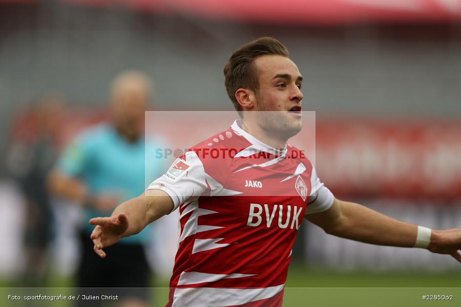 Torjubel, David Kopacz, FLYERALARM Arena, Würzburg, 22.11.2020, DFL, sport, action, Fussball, Deutschland, November 2020, Saison 2020/2021, 2. Bundesliga, Hannover 96, FC Würzburger Kickers - Bild-ID: 2285062 Torjubel, David Kopacz, FLYERALARM Arena, Würzburg, 22.11.2020, DFL, sport, action, Fussball, Deutschland, November 2020, Saison 2020/2021, 2. Bundesliga, Hannover 96, FC Würzburger Kickers - Bild-ID: 2285062