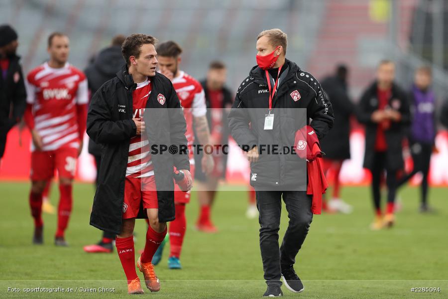 Dialog, Patrick Sontheimer, Nico Eichelbrönner, FLYERALARM Arena, Würzburg, 22.11.2020, DFL, sport, action, Fussball, Deutschland, November 2020, Saison 2020/2021, 2. Bundesliga, Hannover 96, FC Würzburger Kickers - Bild-ID: 2285094