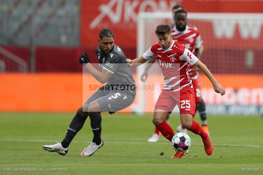Simon Falette, Dominik Meisel, FLYERALARM Arena, Würzburg, 22.11.2020, DFL, sport, action, Fussball, Deutschland, November 2020, Saison 2020/2021, 2. Bundesliga, Hannover 96, FC Würzburger Kickers - Bild-ID: 2285188 Simon Falette, Dominik Meisel, FLYERALARM Arena, Würzburg, 22.11.2020, DFL, sport, action, Fussball, Deutschland, November 2020, Saison 2020/2021, 2. Bundesliga, Hannover 96, FC Würzburger Kickers - Bild-ID: 2285188