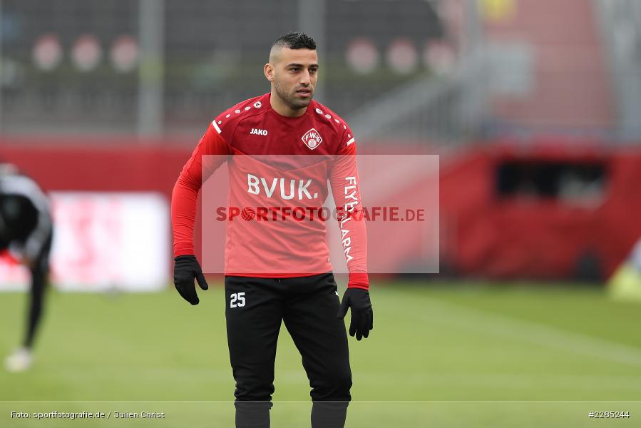 Christofer David, FLYERALARM Arena, Würzburg, 22.11.2020, DFL, sport, action, Fussball, Deutschland, November 2020, Saison 2020/2021, 2. Bundesliga, Hannover 96, FC Würzburger Kickers - Bild-ID: 2285244 Christofer David, FLYERALARM Arena, Würzburg, 22.11.2020, DFL, sport, action, Fussball, Deutschland, November 2020, Saison 2020/2021, 2. Bundesliga, Hannover 96, FC Würzburger Kickers - Bild-ID: 2285244