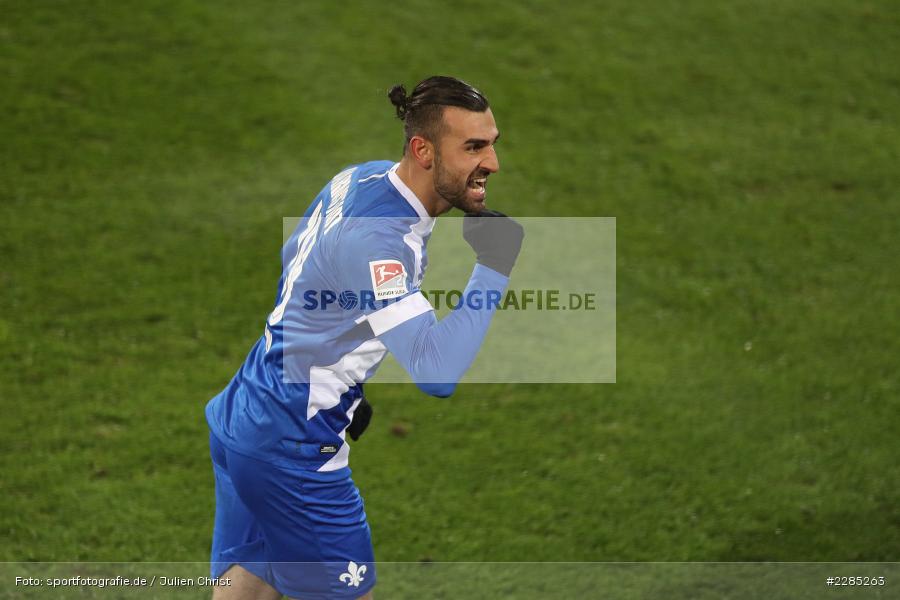 Faust, Torjubel, Serdar Dursun, Merck-Stadion am Böllenfalltor, Darmstadt, 27.11.2020, DFL, sport, action, Fussball, Deutschland, November 2020, Saison 2020/2021, 2. Bundesliga, Eintracht Braunschweig, SV Darmstadt 98 - Bild-ID: 2285263 Faust, Torjubel, Serdar Dursun, Merck-Stadion am Böllenfalltor, Darmstadt, 27.11.2020, DFL, sport, action, Fussball, Deutschland, November 2020, Saison 2020/2021, 2. Bundesliga, Eintracht Braunschweig, SV Darmstadt 98 - Bild-ID: 2285263