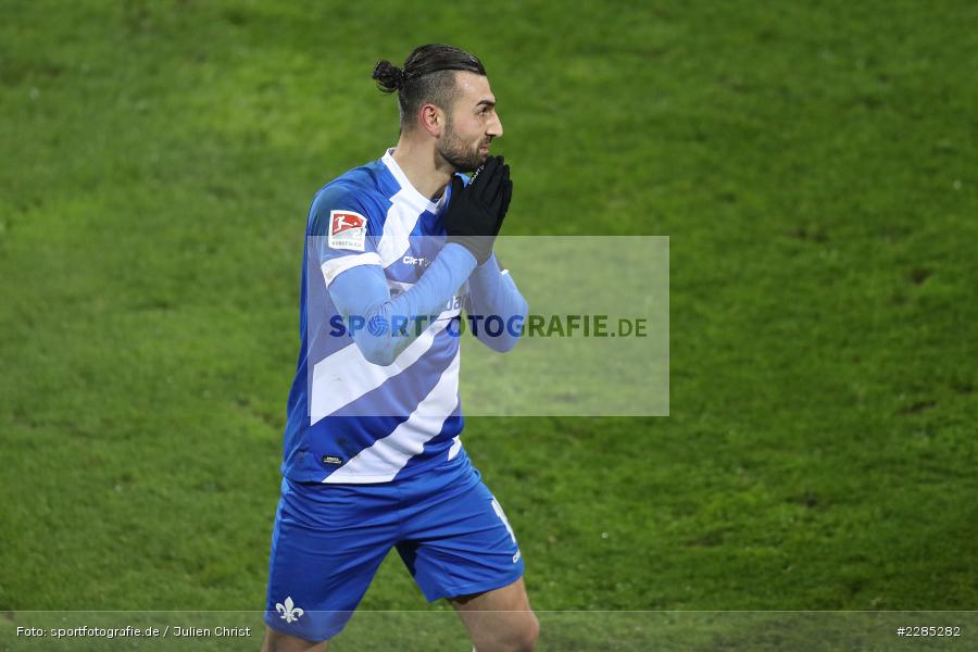 Torjubel, gestikuliert, Hände, Serdar Dursun, Merck-Stadion am Böllenfalltor, Darmstadt, 27.11.2020, DFL, sport, action, Fussball, Deutschland, November 2020, Saison 2020/2021, 2. Bundesliga, Eintracht Braunschweig, SV Darmstadt 98 - Bild-ID: 2285282 Torjubel, gestikuliert, Hände, Serdar Dursun, Merck-Stadion am Böllenfalltor, Darmstadt, 27.11.2020, DFL, sport, action, Fussball, Deutschland, November 2020, Saison 2020/2021, 2. Bundesliga, Eintracht Braunschweig, SV Darmstadt 98 - Bild-ID: 2285282