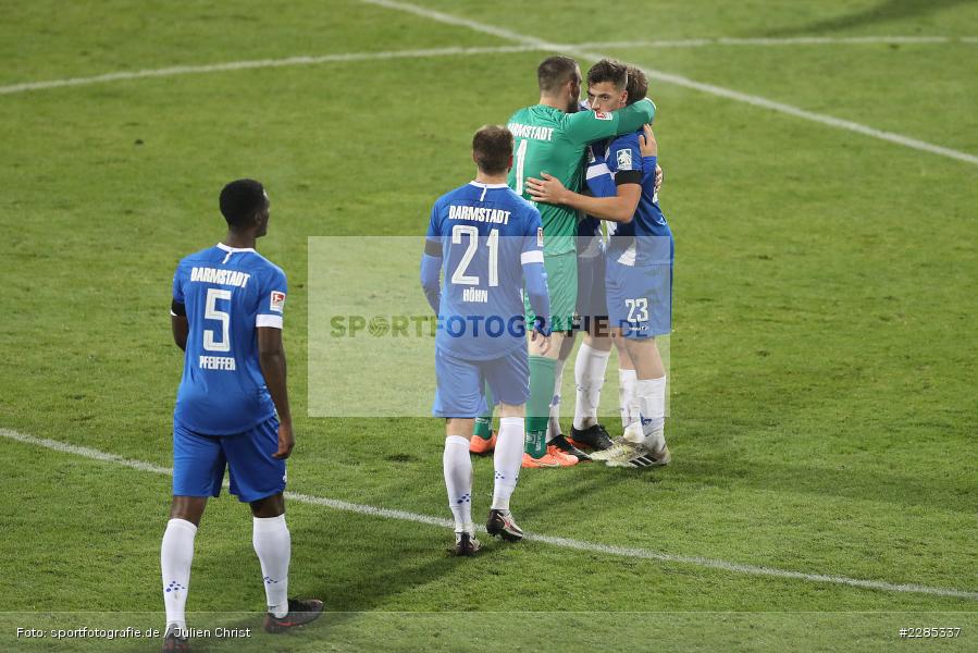 Sieg, Jubeln, Nicolai Rapp, Immanuel Höhn, Patric Pfeiffer, Marcel Schuhen, Merck-Stadion am Böllenfalltor, Darmstadt, 27.11.2020, DFL, sport, action, Fussball, Deutschland, November 2020, Saison 2020/2021, 2. Bundesliga, Eintracht Braunschweig, SV Darmstadt 98 - Bild-ID: 2285337 Sieg, Jubeln, Nicolai Rapp, Immanuel Höhn, Patric Pfeiffer, Marcel Schuhen, Merck-Stadion am Böllenfalltor, Darmstadt, 27.11.2020, DFL, sport, action, Fussball, Deutschland, November 2020, Saison 2020/2021, 2. Bundesliga, Eintracht Braunschweig, SV Darmstadt 98 - Bild-ID: 2285337
