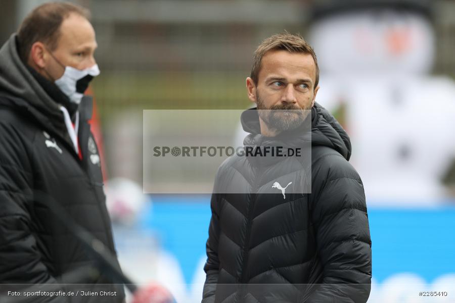 Trainer, Michael Schiele, FLYERALARM Arena, Würzburg, 06.12.2020, DFL, sport, action, Fussball, Deutschland, Dezember 2020, Saison 2020/2021, 2. Bundesliga, SV Sandhausen, FC Würzburger Kickers - Bild-ID: 2285410