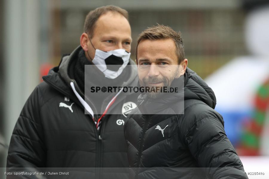 Interview, Markus Beer, Michael Schiele, FLYERALARM Arena, Würzburg, 06.12.2020, DFL, sport, action, Fussball, Deutschland, Dezember 2020, Saison 2020/2021, 2. Bundesliga, SV Sandhausen, FC Würzburger Kickers - Bild-ID: 2285416