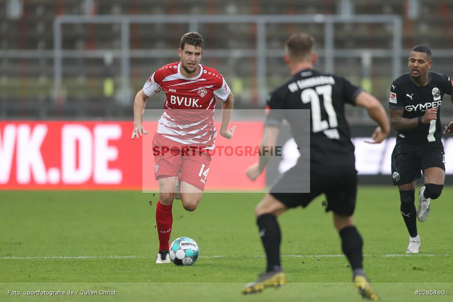 Hendrik Hansen, FLYERALARM Arena, Würzburg, 06.12.2020, DFL, sport, action, Fussball, Deutschland, Dezember 2020, Saison 2020/2021, 2. Bundesliga, SV Sandhausen, FC Würzburger Kickers - Bild-ID: 2285460