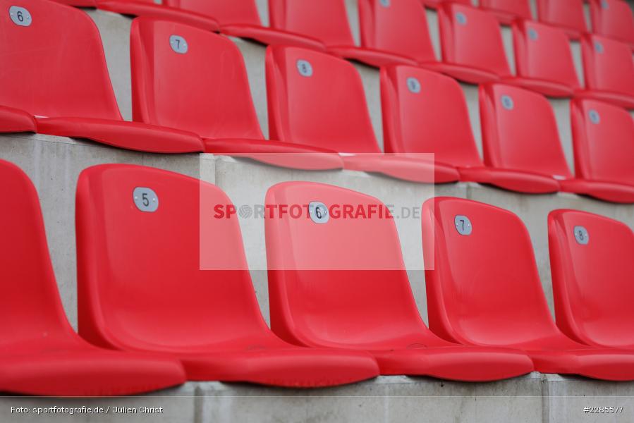keine Zuschauer, leer, Sitzschale, Geisterspiel, FLYERALARM Arena, Würzburg, 06.12.2020, DFL, sport, action, Fussball, Deutschland, Dezember 2020, Saison 2020/2021, 2. Bundesliga, SV Sandhausen, FC Würzburger Kickers - Bild-ID: 2285577 keine Zuschauer, leer, Sitzschale, Geisterspiel, FLYERALARM Arena, Würzburg, 06.12.2020, DFL, sport, action, Fussball, Deutschland, Dezember 2020, Saison 2020/2021, 2. Bundesliga, SV Sandhausen, FC Würzburger Kickers - Bild-ID: 2285577