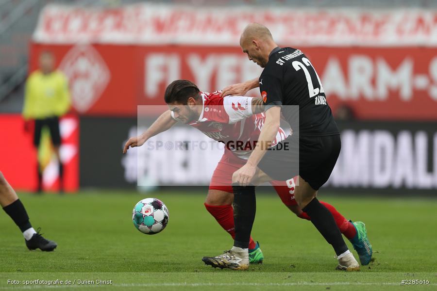 Gerrit Nauber, Dominic Baumann, FLYERALARM Arena, Würzburg, 06.12.2020, DFL, sport, action, Fussball, Deutschland, Dezember 2020, Saison 2020/2021, 2. Bundesliga, SV Sandhausen, FC Würzburger Kickers - Bild-ID: 2285616 Gerrit Nauber, Dominic Baumann, FLYERALARM Arena, Würzburg, 06.12.2020, DFL, sport, action, Fussball, Deutschland, Dezember 2020, Saison 2020/2021, 2. Bundesliga, SV Sandhausen, FC Würzburger Kickers - Bild-ID: 2285616