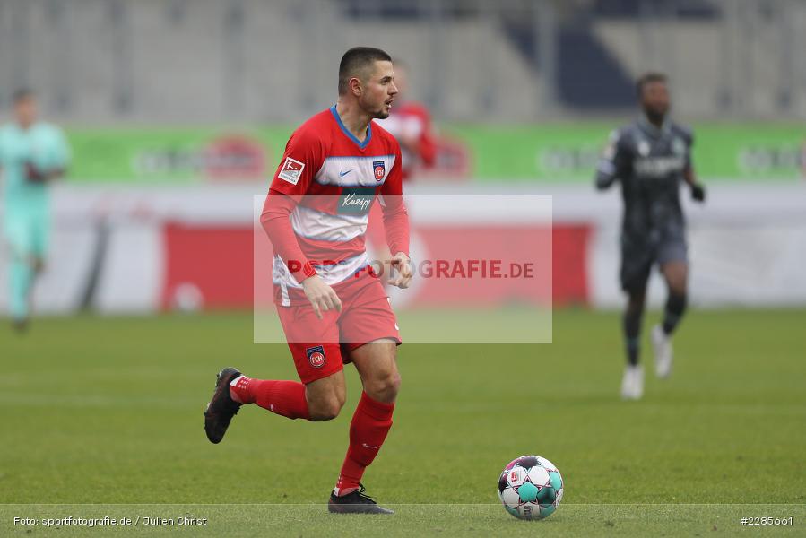 Marnon Busch, Voith-Arena, Heidenheim, 12.12.2020, DFL, sport, action, Fussball, Deutschland, Dezember 2020, Saison 2020/2021, 2. Bundesliga, Hannover 96, 1. FC Heidenheim 1846 - Bild-ID: 2285661 Marnon Busch, Voith-Arena, Heidenheim, 12.12.2020, DFL, sport, action, Fussball, Deutschland, Dezember 2020, Saison 2020/2021, 2. Bundesliga, Hannover 96, 1. FC Heidenheim 1846 - Bild-ID: 2285661