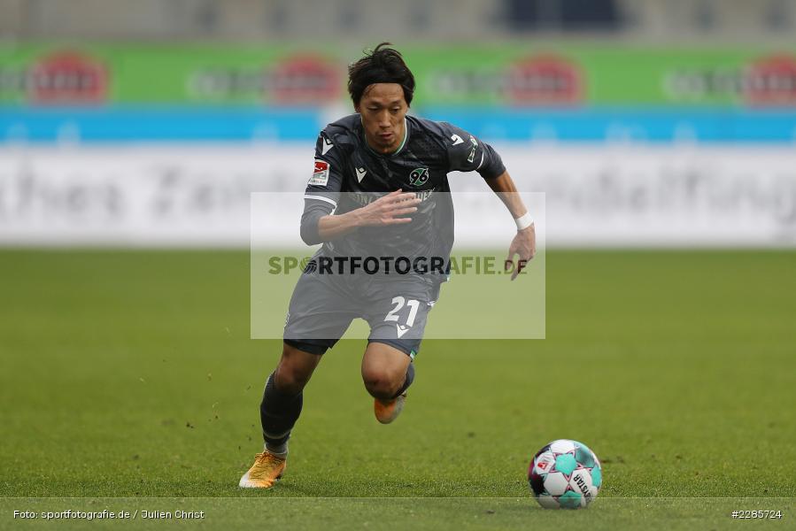 Sei Muroya, Voith-Arena, Heidenheim, 12.12.2020, DFL, sport, action, Fussball, Deutschland, Dezember 2020, Saison 2020/2021, 2. Bundesliga, Hannover 96, 1. FC Heidenheim 1846 - Bild-ID: 2285724 Sei Muroya, Voith-Arena, Heidenheim, 12.12.2020, DFL, sport, action, Fussball, Deutschland, Dezember 2020, Saison 2020/2021, 2. Bundesliga, Hannover 96, 1. FC Heidenheim 1846 - Bild-ID: 2285724