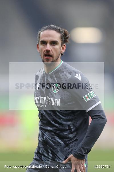 Valmir Sulejmani, Voith-Arena, Heidenheim, 12.12.2020, DFL, sport, action, Fussball, Deutschland, Dezember 2020, Saison 2020/2021, 2. Bundesliga, Hannover 96, 1. FC Heidenheim 1846 - Bild-ID: 2285731