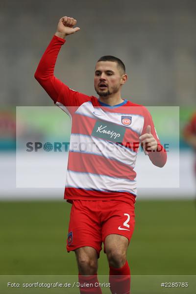 Handzeichen, Marnon Busch, Voith-Arena, Heidenheim, 12.12.2020, DFL, sport, action, Fussball, Deutschland, Dezember 2020, Saison 2020/2021, 2. Bundesliga, Hannover 96, 1. FC Heidenheim 1846 - Bild-ID: 2285783 Handzeichen, Marnon Busch, Voith-Arena, Heidenheim, 12.12.2020, DFL, sport, action, Fussball, Deutschland, Dezember 2020, Saison 2020/2021, 2. Bundesliga, Hannover 96, 1. FC Heidenheim 1846 - Bild-ID: 2285783