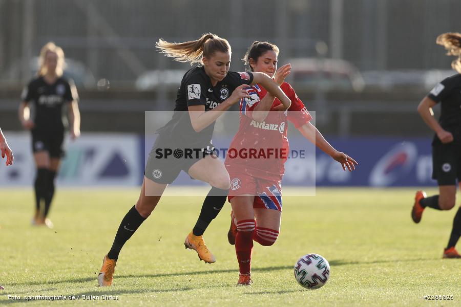 Sarah Zadrazil, Laura Freigang, Stadion am Brentanobad, Frankfurt, 13.12.2020, DFL, sport, action, Fussball, Deutschland, Dezember 2020, Saison 2020/2021, Frauen-Bundesliga, FFBL, FLYERALARM Frauen-Bundesliga, FC Bayern München, Eintracht Frankfurt - Bild-ID: 2285823 Sarah Zadrazil, Laura Freigang, Stadion am Brentanobad, Frankfurt, 13.12.2020, DFL, sport, action, Fussball, Deutschland, Dezember 2020, Saison 2020/2021, Frauen-Bundesliga, FFBL, FLYERALARM Frauen-Bundesliga, FC Bayern München, Eintracht Frankfurt - Bild-ID: 2285823
