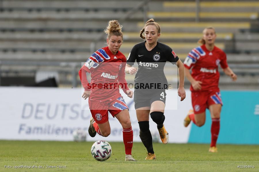 Sophia Kleinherne, Linda Dallmann, Stadion am Brentanobad, Frankfurt, 13.12.2020, DFL, sport, action, Fussball, Deutschland, Dezember 2020, Saison 2020/2021, Frauen-Bundesliga, FFBL, FLYERALARM Frauen-Bundesliga, FC Bayern München, Eintracht Frankfurt - Bild-ID: 2285896 Sophia Kleinherne, Linda Dallmann, Stadion am Brentanobad, Frankfurt, 13.12.2020, DFL, sport, action, Fussball, Deutschland, Dezember 2020, Saison 2020/2021, Frauen-Bundesliga, FFBL, FLYERALARM Frauen-Bundesliga, FC Bayern München, Eintracht Frankfurt - Bild-ID: 2285896