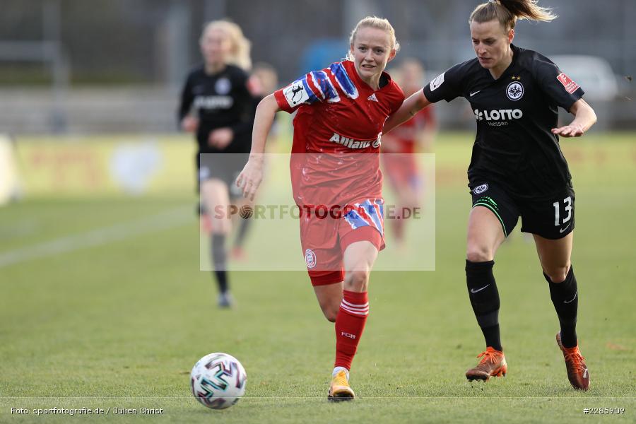 Virginia Kirchberger, Lea Schüller, Stadion am Brentanobad, Frankfurt, 13.12.2020, DFL, sport, action, Fussball, Deutschland, Dezember 2020, Saison 2020/2021, Frauen-Bundesliga, FFBL, FLYERALARM Frauen-Bundesliga, FC Bayern München, Eintracht Frankfurt - Bild-ID: 2285909 Virginia Kirchberger, Lea Schüller, Stadion am Brentanobad, Frankfurt, 13.12.2020, DFL, sport, action, Fussball, Deutschland, Dezember 2020, Saison 2020/2021, Frauen-Bundesliga, FFBL, FLYERALARM Frauen-Bundesliga, FC Bayern München, Eintracht Frankfurt - Bild-ID: 2285909