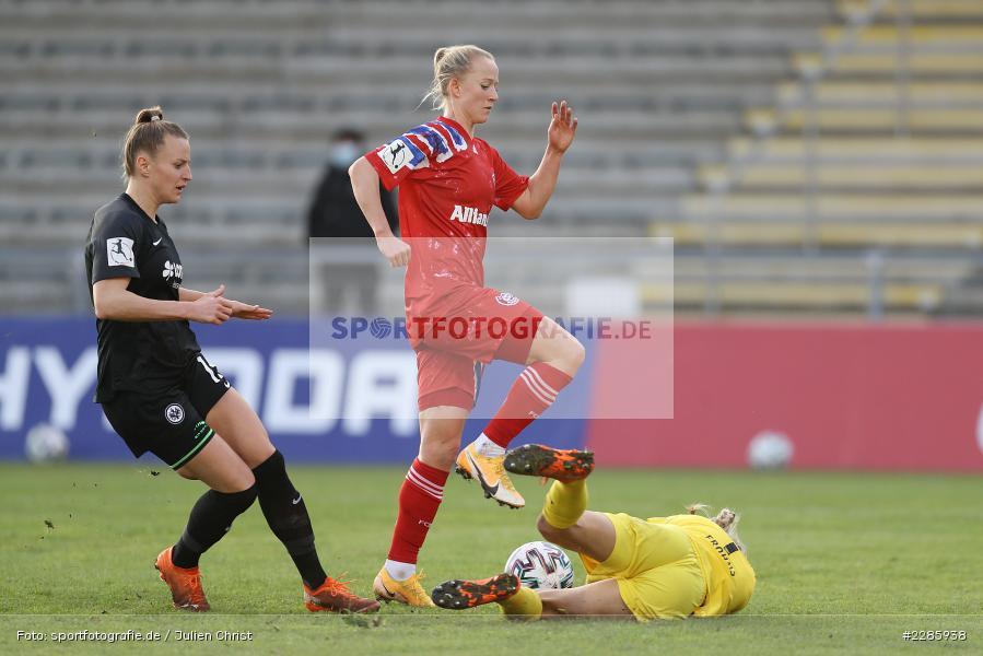 Virginia Kirchberger, Merle Frohms, Lea Schüller, Stadion am Brentanobad, Frankfurt, 13.12.2020, DFL, sport, action, Fussball, Deutschland, Dezember 2020, Saison 2020/2021, Frauen-Bundesliga, FFBL, FLYERALARM Frauen-Bundesliga, FC Bayern München, Eintracht Frankfurt - Bild-ID: 2285938 Virginia Kirchberger, Merle Frohms, Lea Schüller, Stadion am Brentanobad, Frankfurt, 13.12.2020, DFL, sport, action, Fussball, Deutschland, Dezember 2020, Saison 2020/2021, Frauen-Bundesliga, FFBL, FLYERALARM Frauen-Bundesliga, FC Bayern München, Eintracht Frankfurt - Bild-ID: 2285938