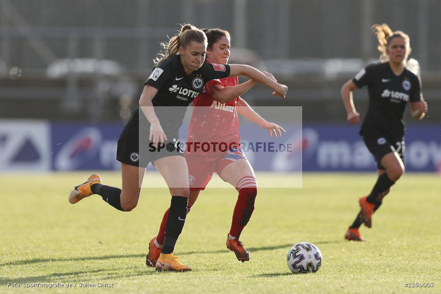Sarah Zadrazil, Laura Freigang, Stadion am Brentanobad, Frankfurt, 13.12.2020, DFL, sport, action, Fussball, Deutschland, Dezember 2020, Saison 2020/2021, Frauen-Bundesliga, FFBL, FLYERALARM Frauen-Bundesliga, FC Bayern München, Eintracht Frankfurt - Bild-ID: 2286003 Sarah Zadrazil, Laura Freigang, Stadion am Brentanobad, Frankfurt, 13.12.2020, DFL, sport, action, Fussball, Deutschland, Dezember 2020, Saison 2020/2021, Frauen-Bundesliga, FFBL, FLYERALARM Frauen-Bundesliga, FC Bayern München, Eintracht Frankfurt - Bild-ID: 2286003