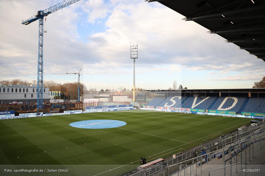 Geisterspiel, leere Ränge, Stadion, Merck-Stadion, Darmstadt, 19.12.2020, DFL, sport, action, Fussball, Deutschland, Dezember 2020, Saison 2020/2021, 2. Bundesliga, FC Würzburger Kickers, SV Darmstadt 98 - Bild-ID: 2286057 Geisterspiel, leere Ränge, Stadion, Merck-Stadion, Darmstadt, 19.12.2020, DFL, sport, action, Fussball, Deutschland, Dezember 2020, Saison 2020/2021, 2. Bundesliga, FC Würzburger Kickers, SV Darmstadt 98 - Bild-ID: 2286057