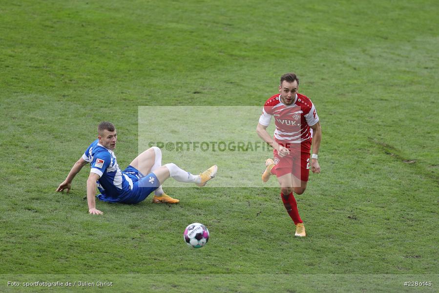 Tim Skarke, David Kopacz, Merck-Stadion, Darmstadt, 19.12.2020, DFL, sport, action, Fussball, Deutschland, Dezember 2020, Saison 2020/2021, 2. Bundesliga, FC Würzburger Kickers, SV Darmstadt 98 - Bild-ID: 2286143 Tim Skarke, David Kopacz, Merck-Stadion, Darmstadt, 19.12.2020, DFL, sport, action, Fussball, Deutschland, Dezember 2020, Saison 2020/2021, 2. Bundesliga, FC Würzburger Kickers, SV Darmstadt 98 - Bild-ID: 2286143